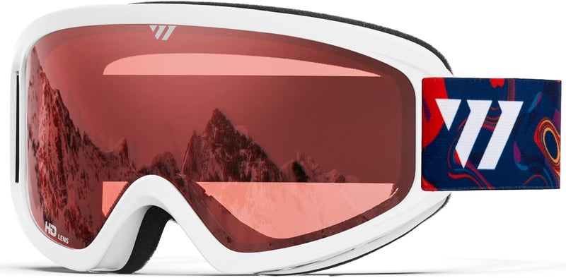 ISTON Ski Goggles - OTG Snow/Snowboard Goggles for Men, Women & Youth - 100% UV Protection W1 - Image 1